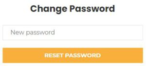 Reset Password form